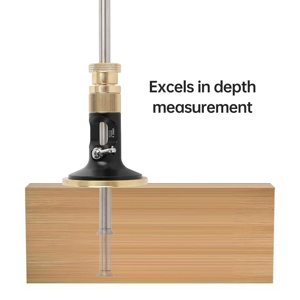 Wheel Marking Scriber Wood Scribe Tool with Rolling Cutter 0-12cm Marking Range Scriber Solid Wood Marking Guide for Woodworking Carpenter