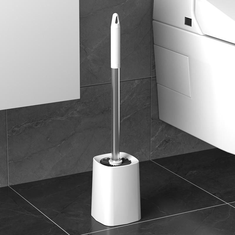 WC-Bürstenset mit Basis – Langer Griff, eckenfreie Reinigung für Badezimmer
