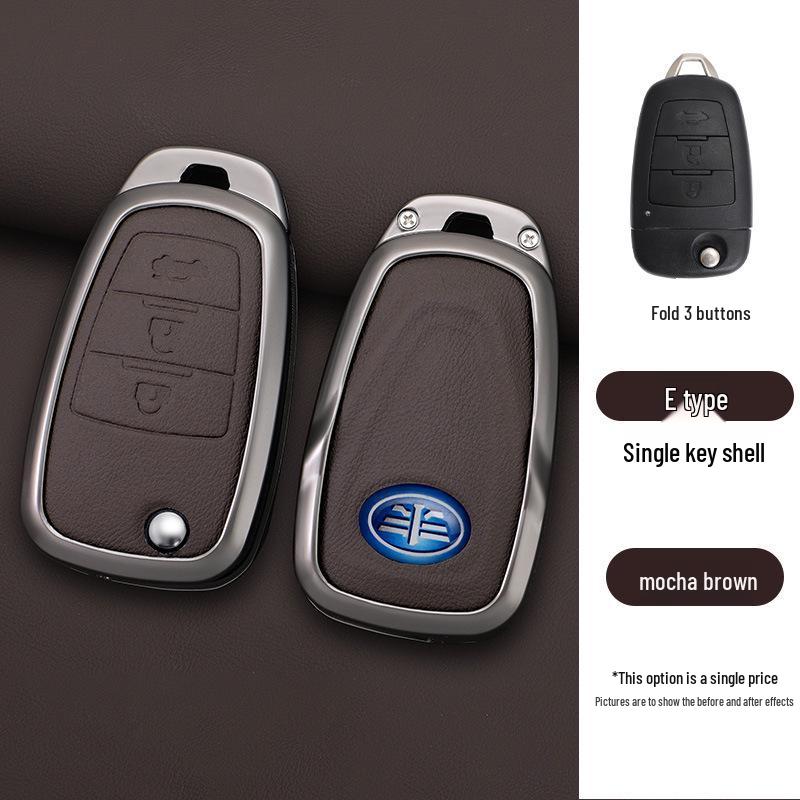 13-18 FAW Besturn X80 Smart Folding Key Cover with Metal Shell