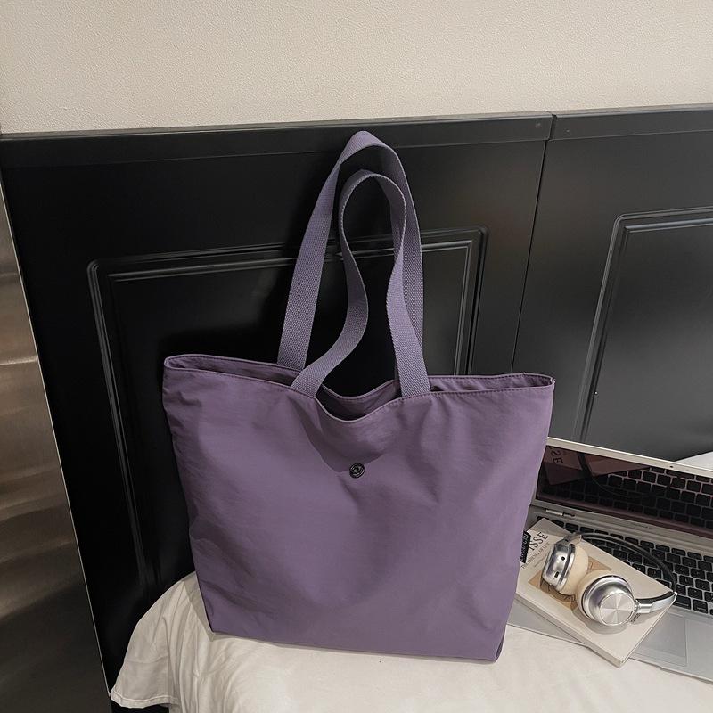 

Winter trend lazy wind tote bag daily commute simple shoulder bag niche casual bag women фіолетовий