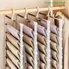 Stainless Steel Foldable Trouser Rack Magic Pants Hanger Space Saving Ladder Hangers Closet Organizer For Wardrobe