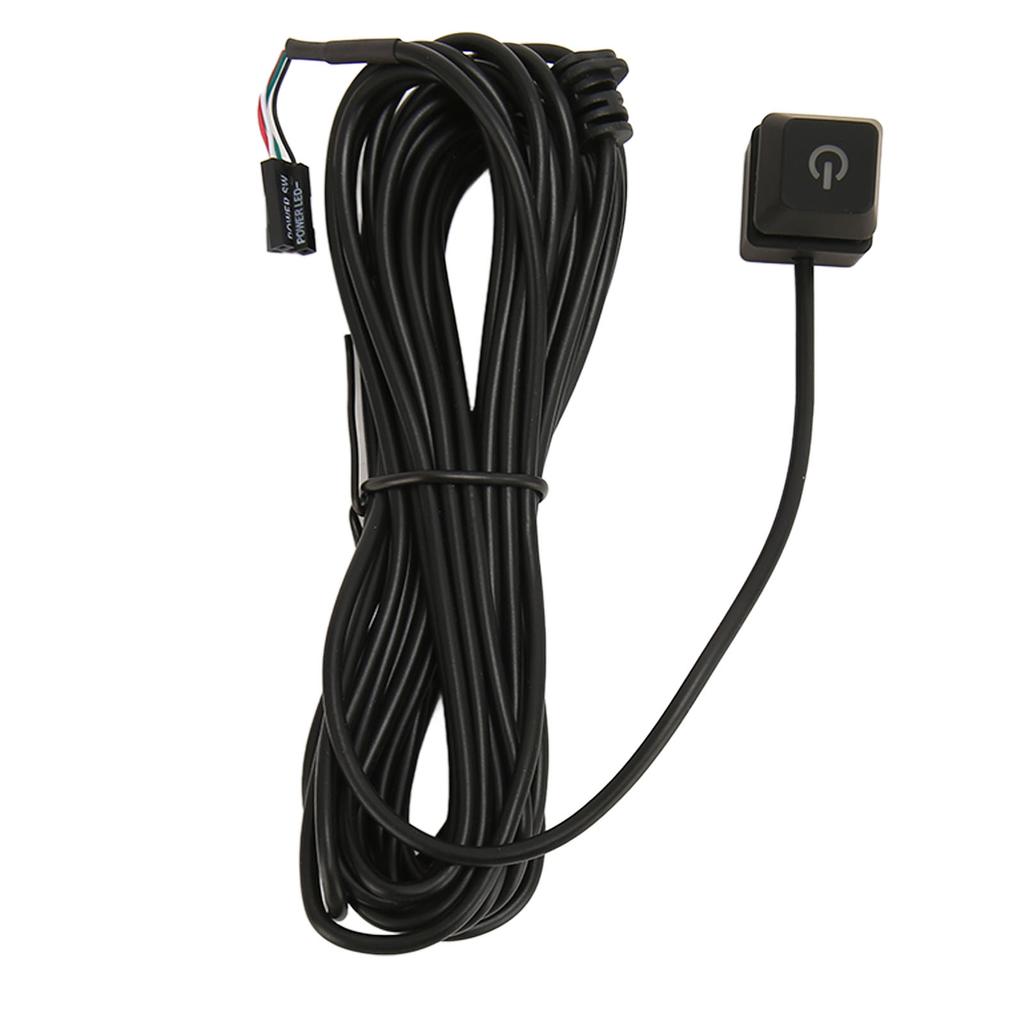 PC Power Button Extension External Flexibility PC Power Switch Power Supply Control Adapter Cable Computer Host Button