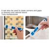 Portable Two-In-One Cleaning Brush Multifunctional Door And Window Keyboard Groove Cleaner Dust Shovel Window Rail Cleaning Tool