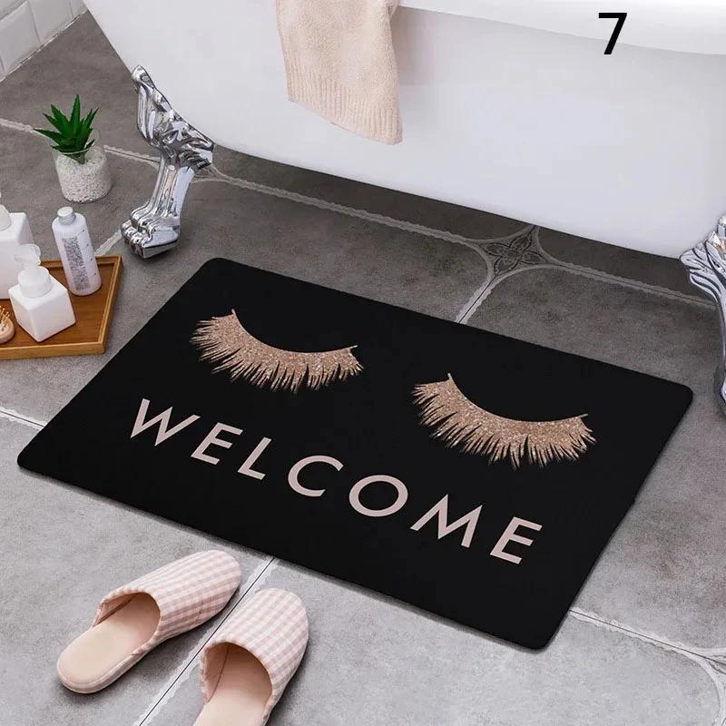 Cartoon Camper Carpet Bathroom Entrance Doormat Bath Indoor Floor Rugs Absorbent Mat Anti-slip Kitchen Rug for Home Decorative