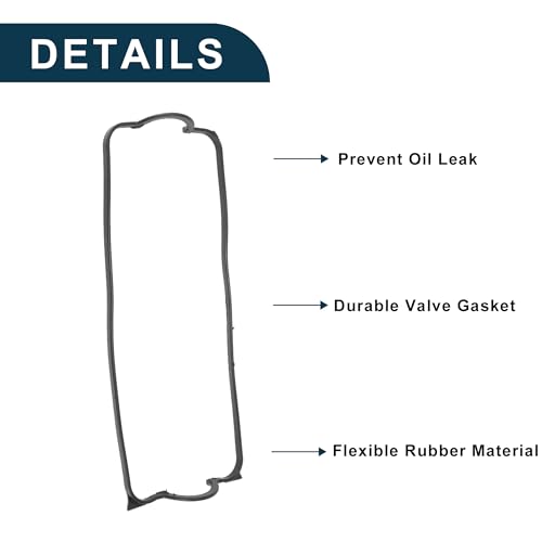 TUCKBOLD Valve Cover Gasket for Honda Accord No.12341PH4000 | Cylinder Head Valve Seal Gasket 1 Piece Rocker Cover Gasket for Honda Prelude