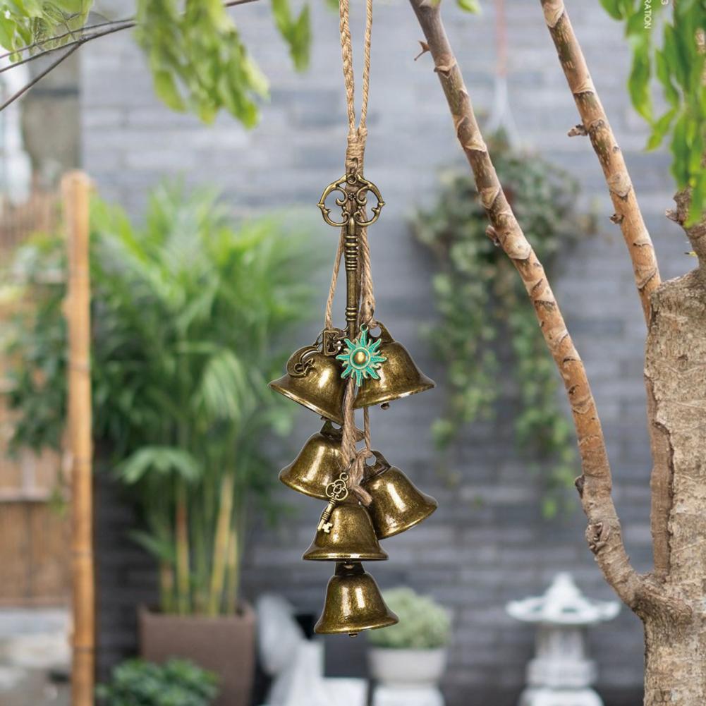 Handmade Wicca Decorations Witch Bells for Home Protection Witch Bell Protection Door Knob Wind Chime Wicca Decor Housewarming