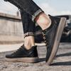 Luxury Brand Mens Shoes Casual Leather Male Comfortable Sneakers Stylish Skate Shoes Men All-match Male Lace-Up Walking Shoes