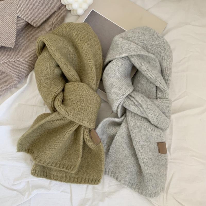 Korean Scarf Lightweight Warm Winter Wear Neck Wrap For Women Men