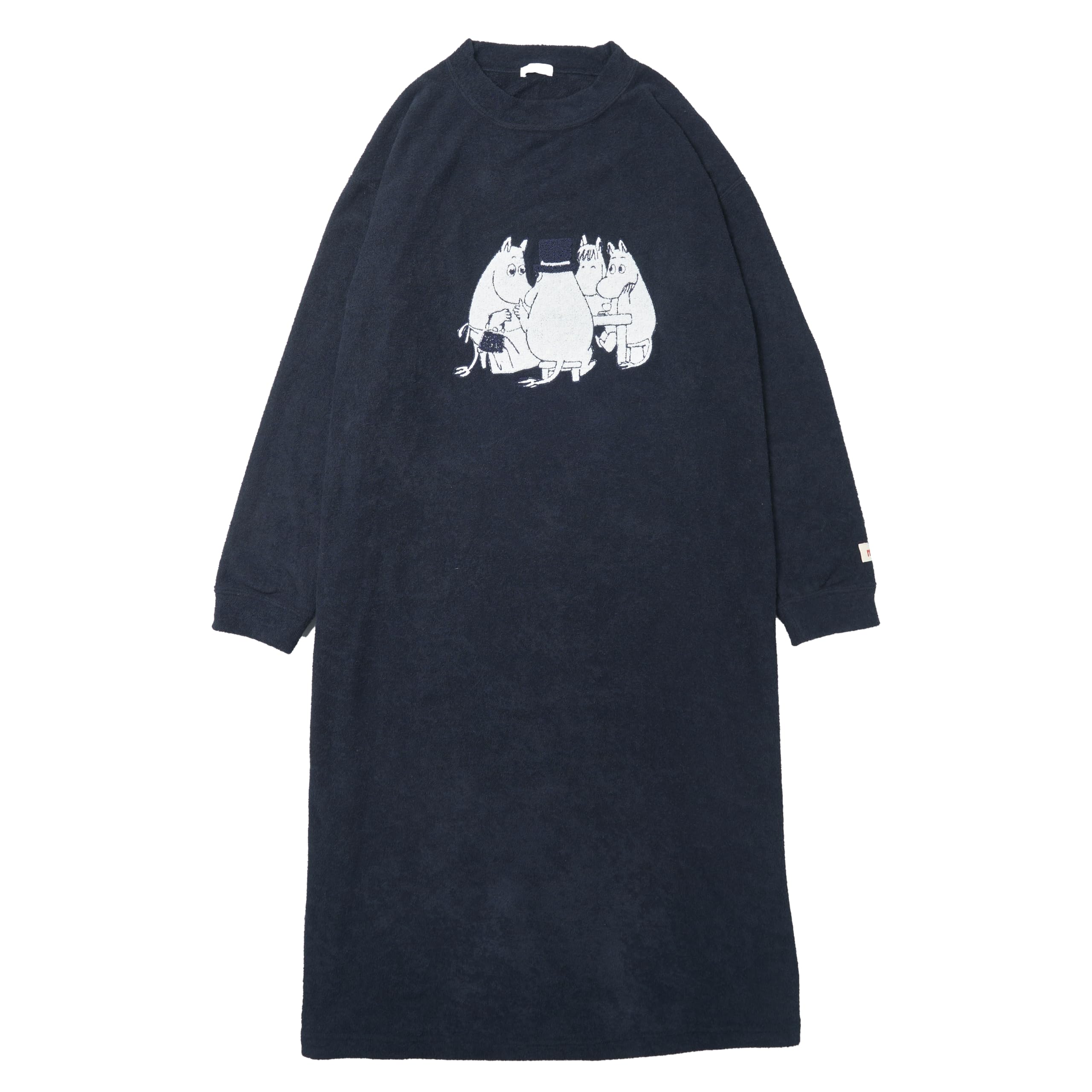 

Relaxing Wear Tile Dress Summer Loungewear with a Feel Tile Jersey Processing [mucävä] [Moomin Collaboration] Wear/Recovery Double-Sided Towel-Like синий