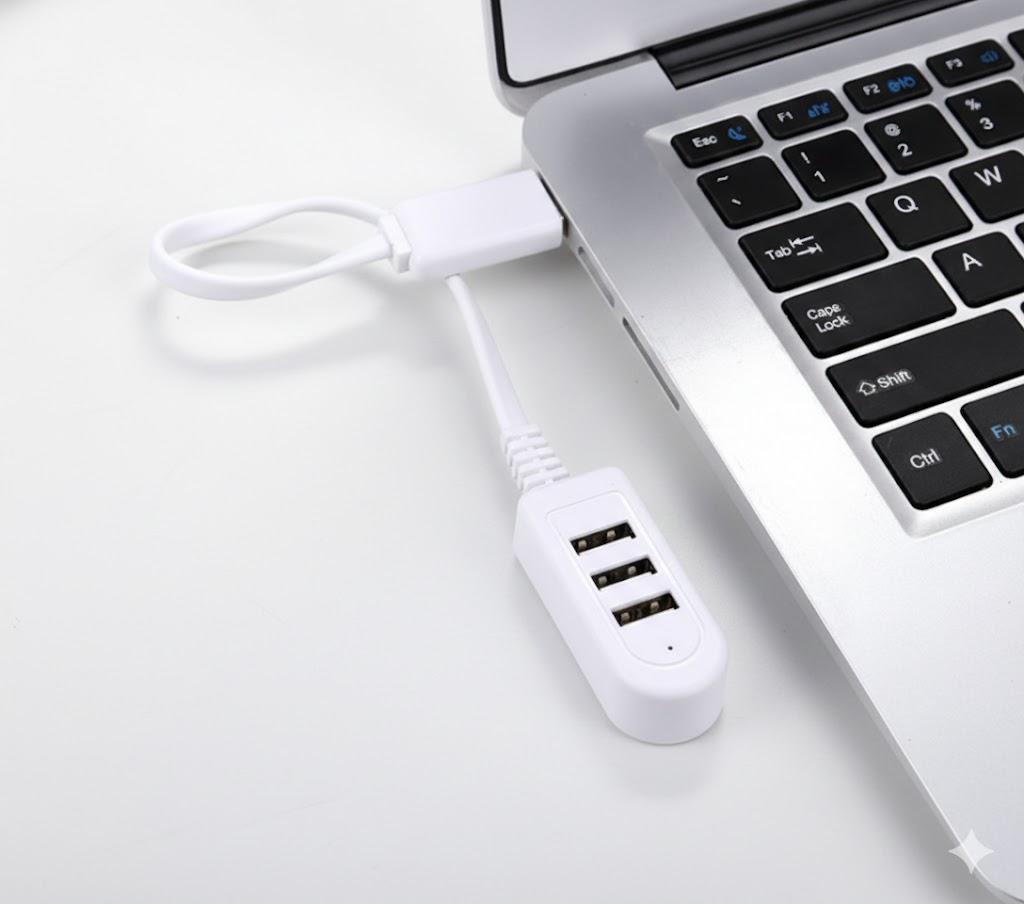 

30cm 120cm 3 Port USB Hub Built in Cable Portable Data Extender Cord Charging Power Port for Laptop Devices