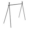 Hanging Shelf Black Tripod Structure Folding Hanging Rack with Storage Bag for Outdoor Camping Traveling Picnic