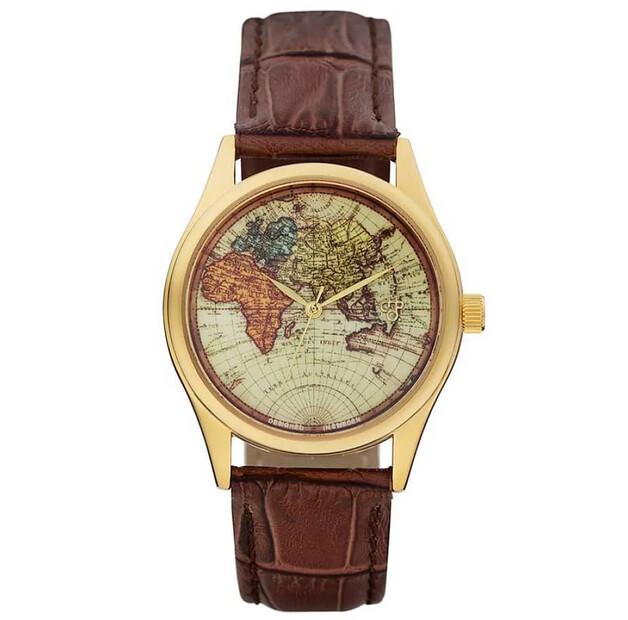 

Chpo Brand Vintage world gold часы