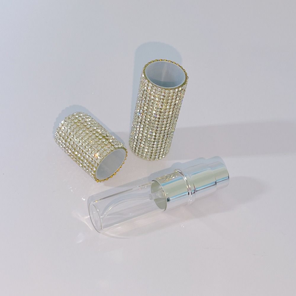 10ML Mini Sub-buteleczki na Kosmetyki Pojemniki Kosmetyczne z Cyrkoniami Buteleczka z Atomizerem na Perfumy Podróżne