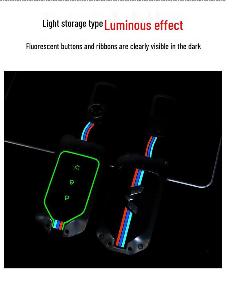 Wuling Capgemini 2020 Key Cover: Metal Smart Shell & Buckle for Remote Control Modification