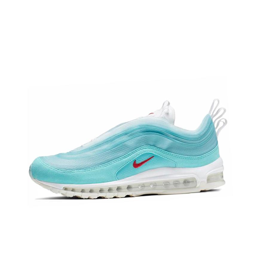 Nike Air Max 97 On Air: Scarpe da Ginnastica Unisex Shanghai Kaleidoscope Blu Ghiaccio-Blu Rosso-Bianco CI1508-400