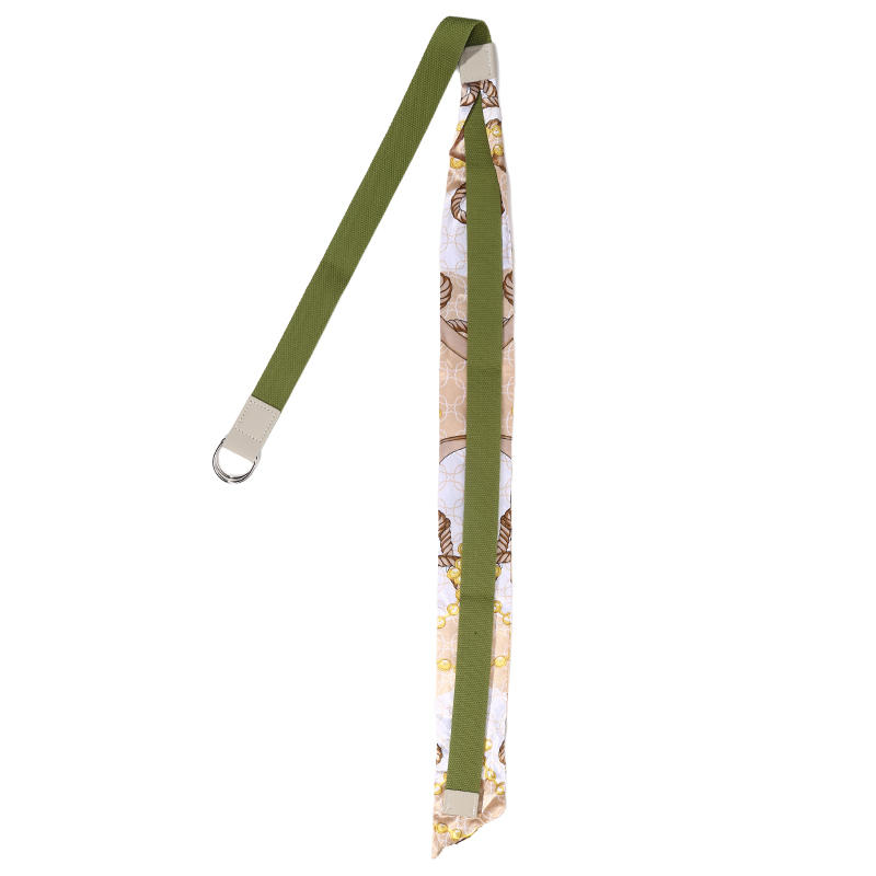 Women Personality Scarf Belt Trendy D-Ring Buckle Long Skinny Ribbon Belt for Jeans Skirts