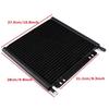 25 Row Universal Oil Cooler Aluminum Transmission Oil Cooler Automatic Stacked Plate Oil Cooler Radiator Car Accessories-ABQA