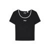 New FILA ORIGINALE T Shirt Women's Jet Black F11W429112FBK