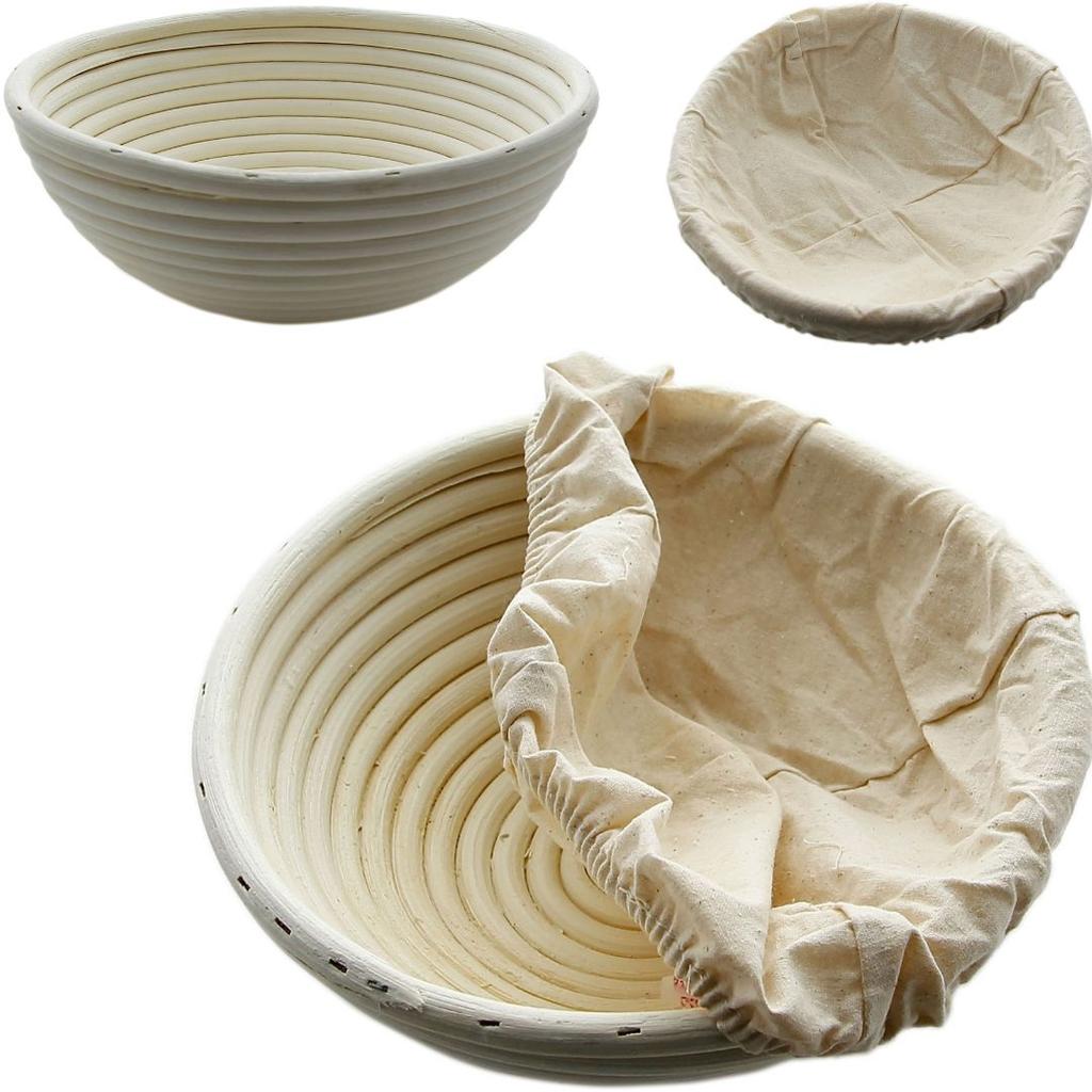 RATAN BASKET FOR RISING PERFECT BREAD 25 CM
