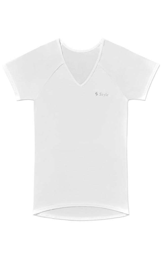 Style BX Innerwear for Men MTG Posture Hunchback Rounded Shoulders [Style] (S, White)