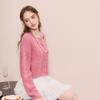 Sancai 2025 Winter Cable Knit Loose Fit Short Cardigan