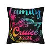 Family Cruise Pillowcases Soft Cushion Cover Decor Making Memories Together Throw Pillow Case Cover Chair Multi Size