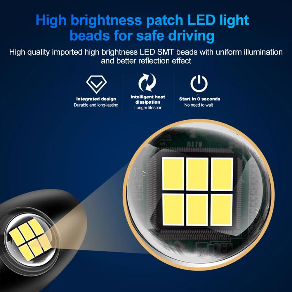 12-24V LED Reverse Light Truck Trailer Rear Backup Lamp Waterproof License Plate Light for Car RV Bus Tractor