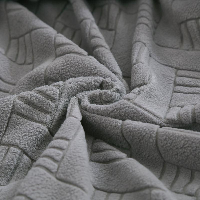 Thick Plush String Jacquard Stretch Covers Used For Sofa Seat Cushion Cushion Slipcover Used For L Shape Chaselong Cushion Soft Keep Warm