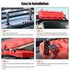 4Pcs Traction Boards Mounting Pins Kit Theft-Proof Recovery Tracks Bracket Set For Maxtrax Mkii Recovery/Traction Boards