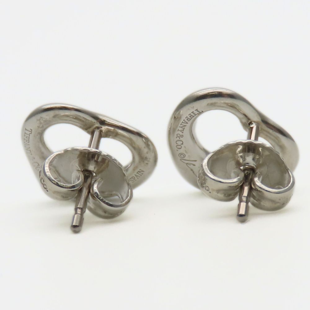 Used TIFFANY&Co. Pierce Open Heart Silver925 2.2g Silver El Saperetti