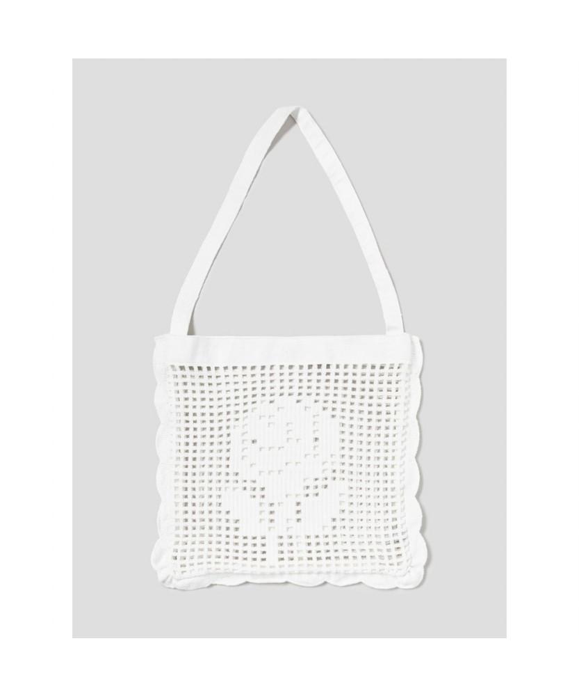 8seconds Scallop Crochet Bag Ivory