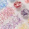 1 Dose Nailart Pailletten Unregelmäßige Form Glänzender Visueller Effekt Ultradünn Mehrere Stile Nailart Glitzer