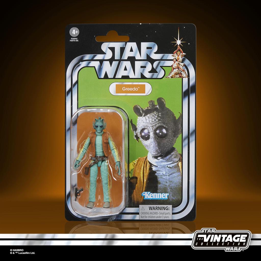 Hasbro STAR WARS Vintage Collection Star A New Hope Greedo Premium Collectible Action Figure G2604 Wars (Episode IV) 3.75-inch (Authentic)