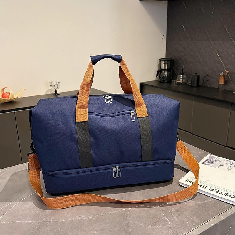 Large Capacity Lightweight Portable Travel Bag with Dry and Wet Separation, Short Distance Luggage Bag, Men's and Women's Sports Yoga Fitness Bag