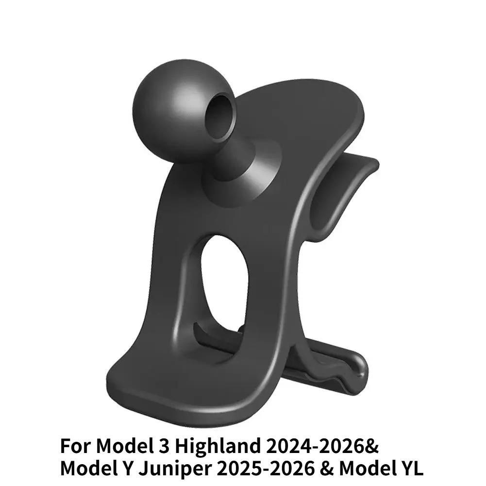 Car Interior Accessory Phone Holder Base For Tesla Model 3 Highland 2025-2026 Model Y Juniper 2025-2026 Model YL Dashboard Mount