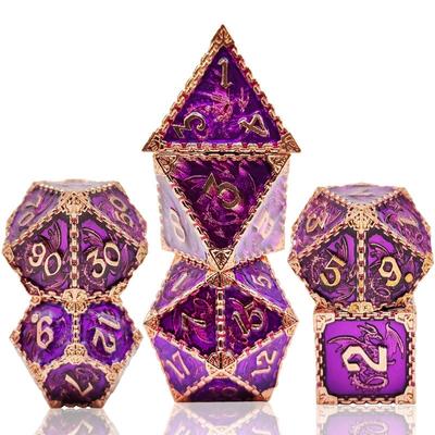 Dnd dados poliédricos para masmorra e dragão mtg rpg rolo jogo d20 d12 d10 d% d8 d6 d4 d + d conjunto