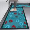 Household Diatom Mud Special Kitchen Floor Mat Blue Floor Mat Kitchen Nonslip And Dirtresistant Foot Mat Oilproof And Waterproof Floor Mat
