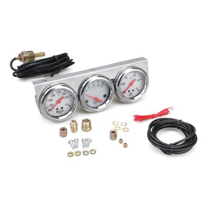 Auto Trojitý Měřič 52mm Měřič Auto Napětí+Tlak Oleje+Teplota Vody Měřič Mechanický Měřič