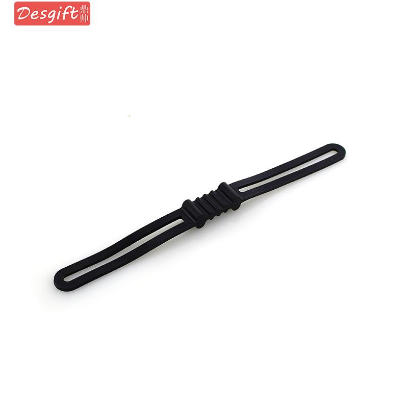 High Tensile Silicone Bicycle Strap Flashlight Small Audio Multi-functional Strap Riding Supplies