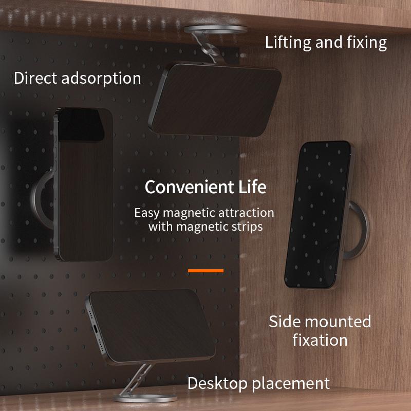 Magsafe Double-sided Magnetic Phone Finger Ring Holder Desktop Stand for iPhone 15 16 14 Pro Max Xiaomi Huawei Phone Accessories