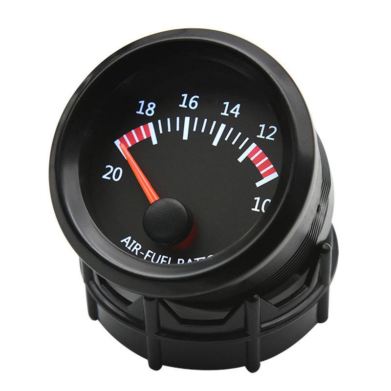 Car 52MM Air Fuel Ratio Gauge 12V Racing Air Fuel Meter Indicator with Narrow O2 Oxygen Sensor 0258006028 52MM Gauge Pod CUp