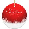 Christmas Ornament Merry Christmas Snowflakes Christmas Tree Ornaments Christmas Decoration for Xmas Ornaments Hanging Decorations Ceramic Ornament