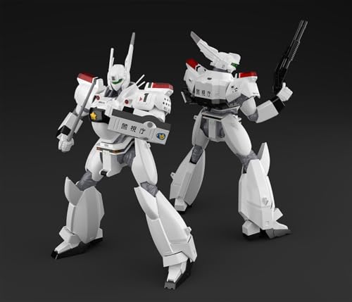 Aoshima Bunka Kyozai (AOSHIMA) ACKS No.MP-02 Mobile Police Patlabor 1/43 Scale Model Kit: AV-98 Ingram Unit 2 + Type 98 Special Command Vehicle Set, C