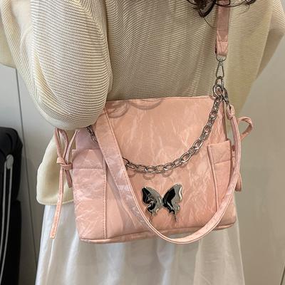 Women's New Summer Casual Butterfly Square Bag Personality Fashionable Crossbody Bag