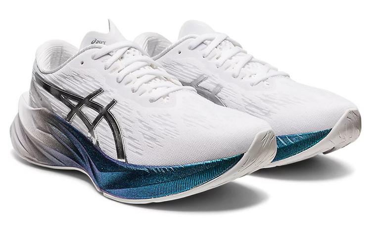 Asics Novablast 3 Platinum 'White Metallic Blue' Women's 1012B290-100