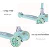 mpouka Adjustable Folding Kids' 3-Wheel Scooter with Flashing Wheels