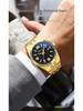 CHENXI Men's Fashion Stainless Steel Automatic Mechanical Watch with Calendar & Luminous Waterproof Features