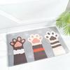 Rabbit Welcome Mat for Front Door Outdoor Entry Print Doormat Non Slip Kitchen Bedroom Footpad Home Indoor Decor Funny Kid Rug