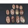 160Cts. Natural Pink Rhodochrosite Oval Cabochon Loose Gemstone 11Pcs Lot C-2316