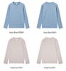 Men's 230g Heavy Cotton Long-Sleeve T-Shirt - Trendy Solid Color Couples' Style for Spring & Autumn